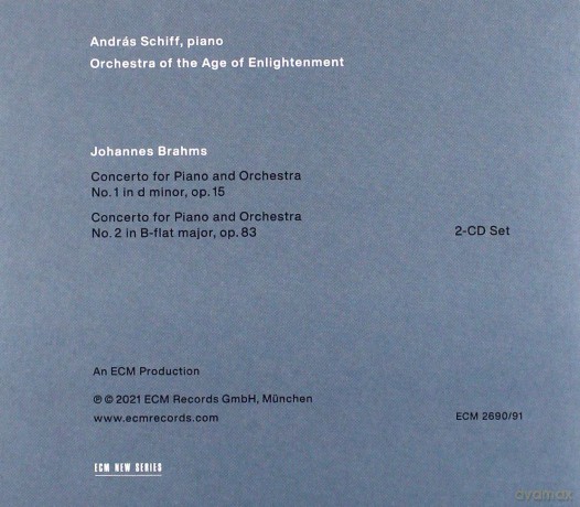 Andras Schiff: Brahms: Piano Concertos [2CD]