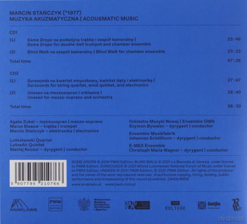 Marcin Stańczyk. Muzyka Akuzmatyczna [2CD]