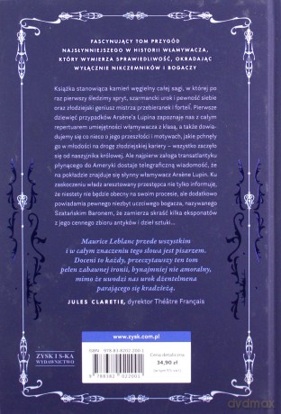 Arsene Lupin, dżentelmen włamywacz - Maurice Leblanc [KSIĄŻKA]