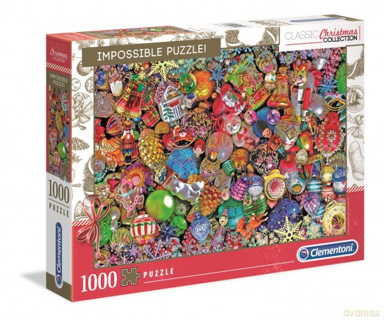 CLEMENTONI 1000 el. impossible kolekcja świąteczna 39585 [PUZZLE]