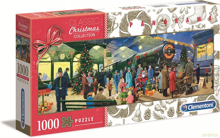 CLEMENTONI 1000 el. panoramiczne kolekcja świąteczna 39577 [PUZZLE]
