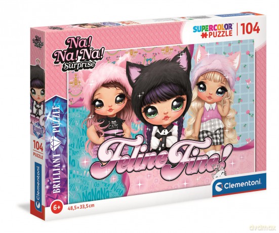 CLEMENTONI 104 el. brylantowe Na niespodziankę 20184 [PUZZLE]