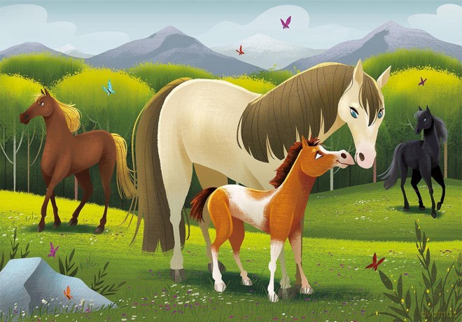 CLEMENTONI 104 el. play for future horses 27527 [PUZZLE]