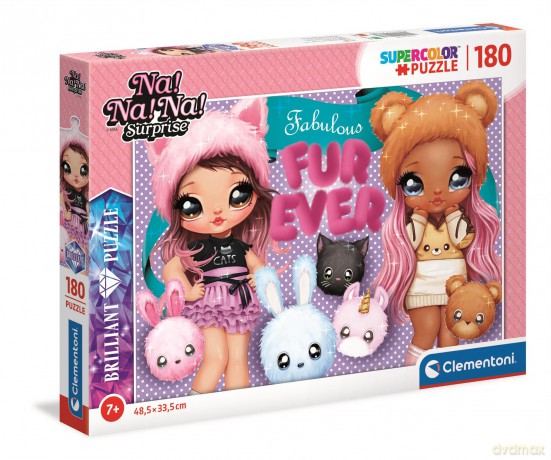 CLEMENTONI 180 el. brylantowe Na! Na! Na! Surprise! 20188 [PUZZLE]