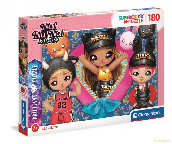 CLEMENTONI 180 el. brylantowe Na! Na! Na! Surprise! 20189 [PUZZLE]