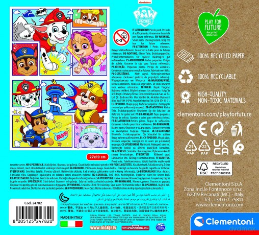 CLEMENTONI 2x20 el. play for future Psi patrol 24782 [PUZZLE]
