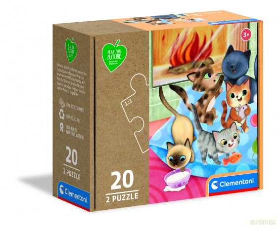 CLEMENTONI 2x20 el. play for future Pupile 24784 [PUZZLE]