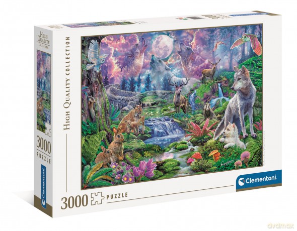 CLEMENTONI 3000 el. HQ Księżycowa dzikość przyrody 33549 [PUZZLE]