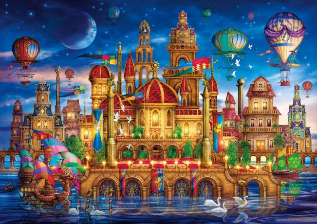 CLEMENTONI 6000 el. HQ Centrum miasta 36529 [PUZZLE]