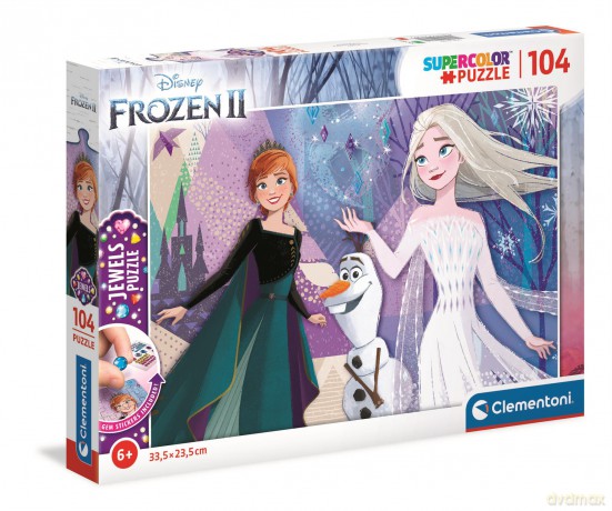 CLEMENTONI bz 104 el. z ozdobami Frozen 2 20182 [PUZZLE]