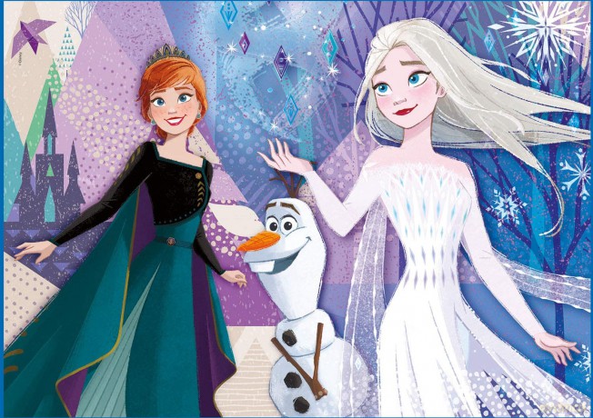 CLEMENTONI bz 104 el. z ozdobami Frozen 2 20182 [PUZZLE]
