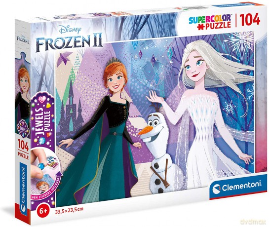CLEMENTONI bz 104 el. z ozdobami Frozen 2 20182 [PUZZLE]