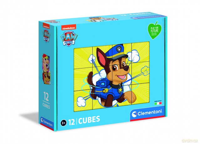 CLEMENTONI Kostki 12 play for future Psi patrol 45008 [PUZZLE]