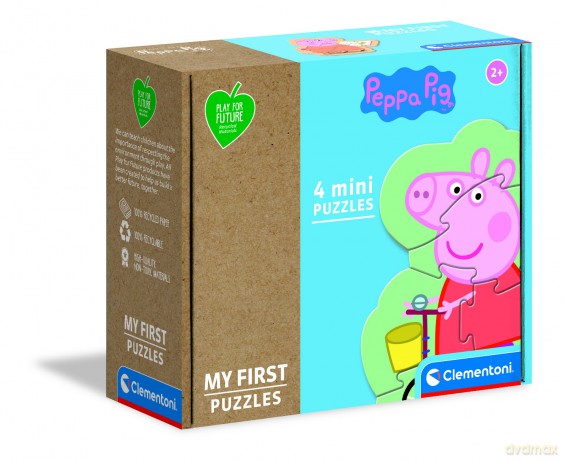 CLEMENTONI Moje pierwsze puzzle play for future Świnka Peppa 20831 [PUZZLE]
