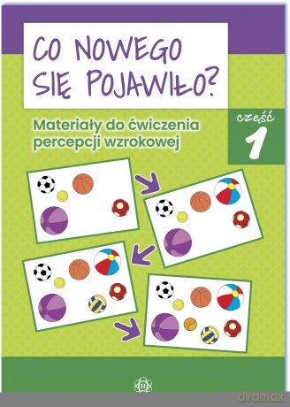 Co nowego się pojawiło Materiały do ćwiczenia percepcji wzrokowej Część 1 [KSIĄŻKA]