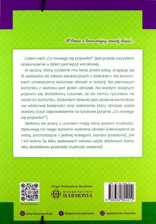 Co nowego się pojawiło Materiały do ćwiczenia percepcji wzrokowej Część 1 [KSIĄŻKA]