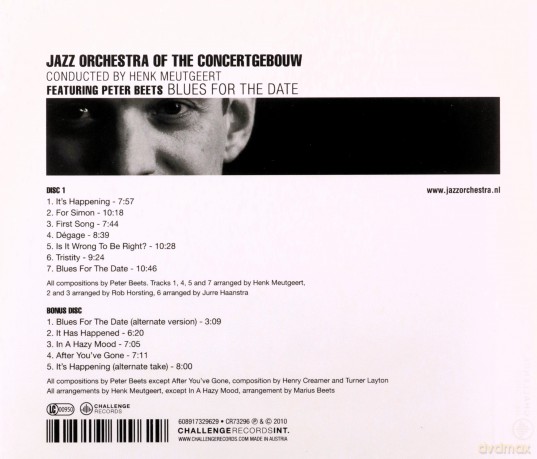 Jazz Orchestra of the Concertgebouw, Henk Meutgeert featuring Peter Beets: Blues For The Date [2CD]