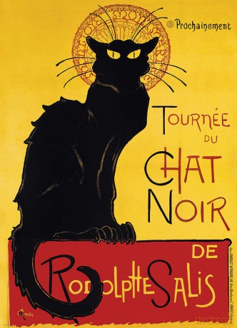 EUROGRAPHICS 1000 el. Czarny kot, T.A.Steinlen 6000-1399 [PUZZLE]