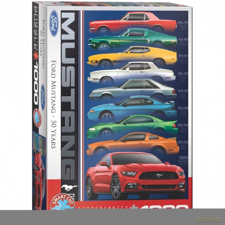 EUROGRAPHICS 1000 el. Ford Mustand 50 el. lat 6000-0699 [PUZZLE]