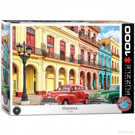 EUROGRAPHICS 1000 el. Hawana, Kuba 6000-5516 [PUZZLE]