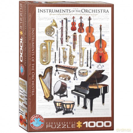 EUROGRAPHICS 1000 el. Instrumenty orkiestry 6000-1410 [PUZZLE]