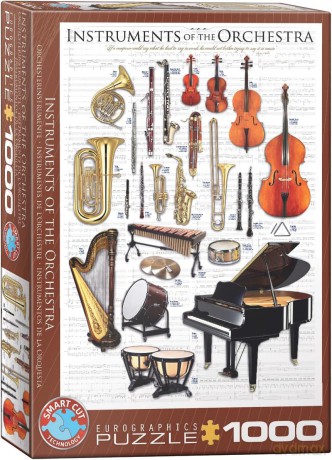 EUROGRAPHICS 1000 el. Instrumenty orkiestry 6000-1410 [PUZZLE]