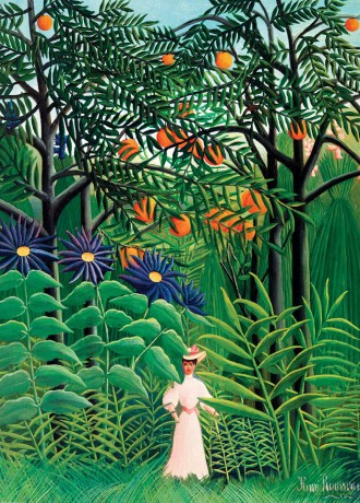 EUROGRAPHICS 1000 el. Kobieta w egzotycznym lesie, Henri Rousseau 6000-5608 [PUZZLE]