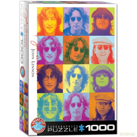 EUROGRAPHICS 1000 el. Kolorowe porterty John Lenon 6000-0807 [PUZZLE]