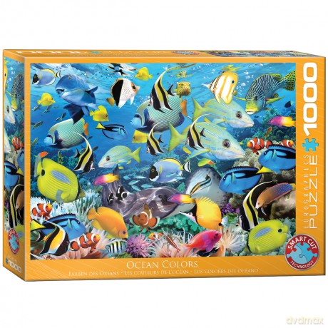 EUROGRAPHICS 1000 el. Kolory Oceanu 6000-0625 [PUZZLE]