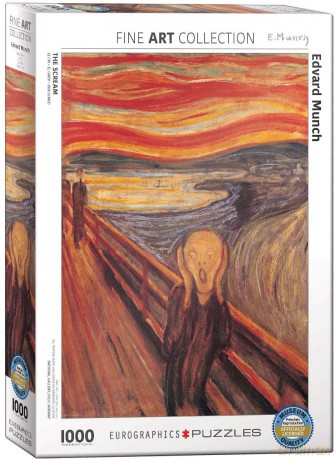 EUROGRAPHICS 1000 el. Krzyk, Edvard Munch 6000-4489 [PUZZLE]