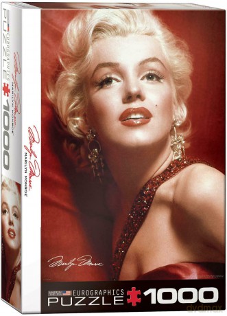 EUROGRAPHICS 1000 el. Marilyn Monroe czerwony portret 6000-0812 [PUZZLE]