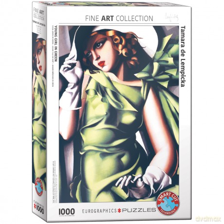EUROGRAPHICS 1000 el. Młoda dziewczyna, Tamara de Lempicka 6000-1058 [PUZZLE]