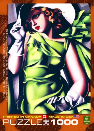 EUROGRAPHICS 1000 el. Młoda dziewczyna, Tamara de Lempicka 6000-1058 [PUZZLE]