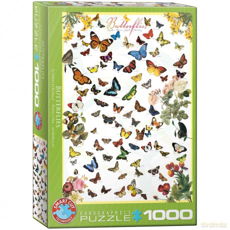 EUROGRAPHICS 1000 el. Motyle 6000-0077 [PUZZLE]