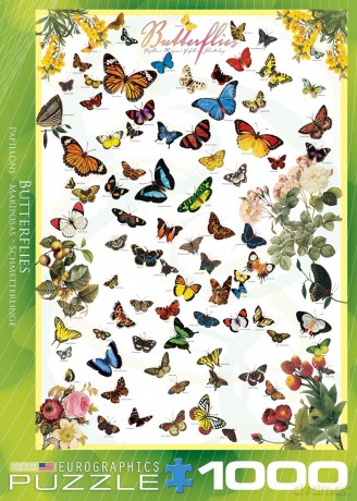EUROGRAPHICS 1000 el. Motyle 6000-0077 [PUZZLE]