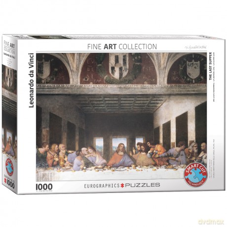 EUROGRAPHICS 1000 el. Ostatnia Wieczerza, Leonardo da Vinci 6000-1320 [PUZZLE]