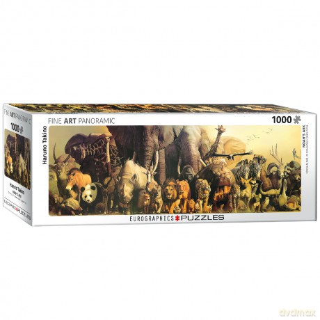 EUROGRAPHICS 1000 el. panoramiczne Arka Noego, Haruo Takin 6010-4654 [PUZZLE]