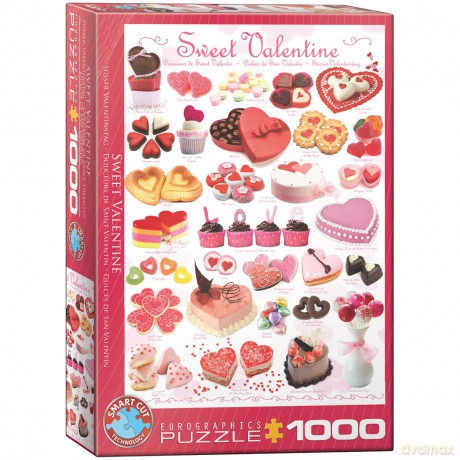 EUROGRAPHICS 1000 el. Słodka walentynka 6000-0431 [PUZZLE]