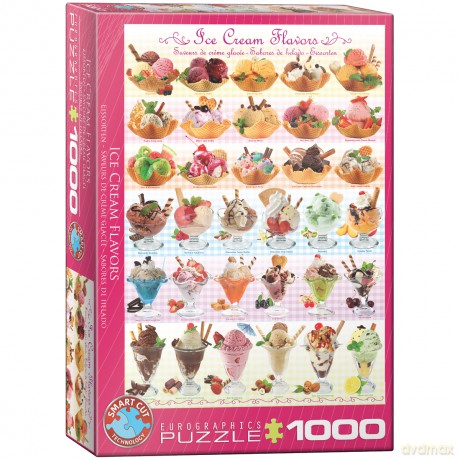 EUROGRAPHICS 1000 el. Smaki lodów 6000-0590 [PUZZLE]