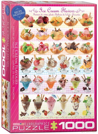 EUROGRAPHICS 1000 el. Smaki lodów 6000-0590 [PUZZLE]