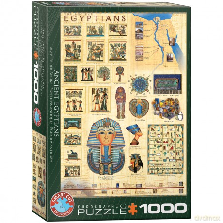 EUROGRAPHICS 1000 el. Starożytni Egipcjanie 6000-0083 [PUZZLE]