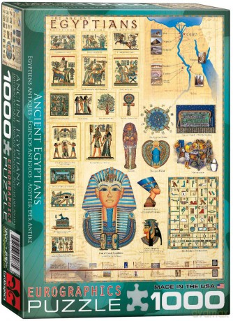 EUROGRAPHICS 1000 el. Starożytni Egipcjanie 6000-0083 [PUZZLE]