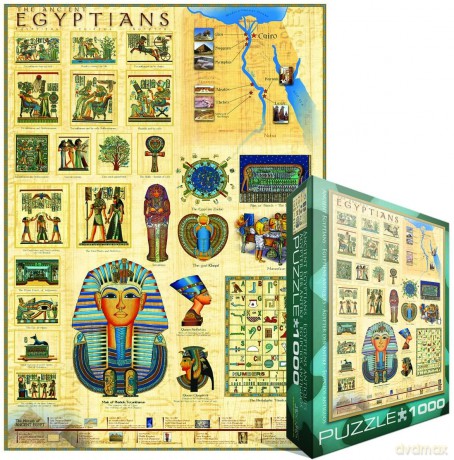 EUROGRAPHICS 1000 el. Starożytni Egipcjanie 6000-0083 [PUZZLE]