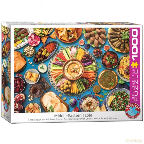 EUROGRAPHICS 1000 el. Stół bliskiego wchodu 6000-5617 [PUZZLE]