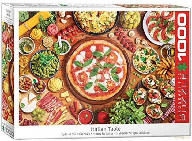 EUROGRAPHICS 1000 el. Stół włoski 6000-5615 [PUZZLE]