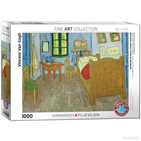 EUROGRAPHICS 1000 el. Sypialnia w Arles, Vincent van Gogh 6000-0838 [PUZZLE]