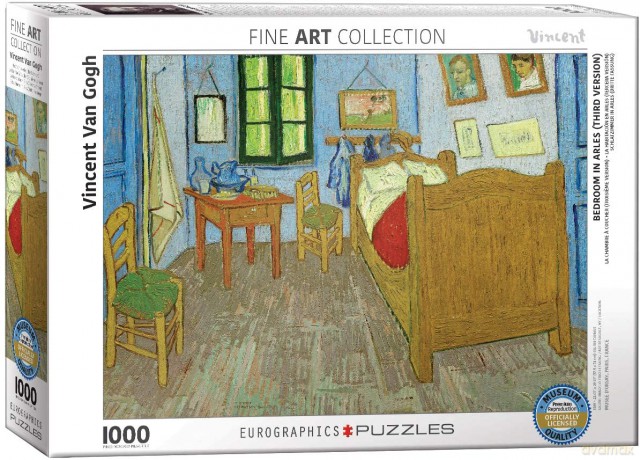 EUROGRAPHICS 1000 el. Sypialnia w Arles, Vincent van Gogh 6000-0838 [PUZZLE]