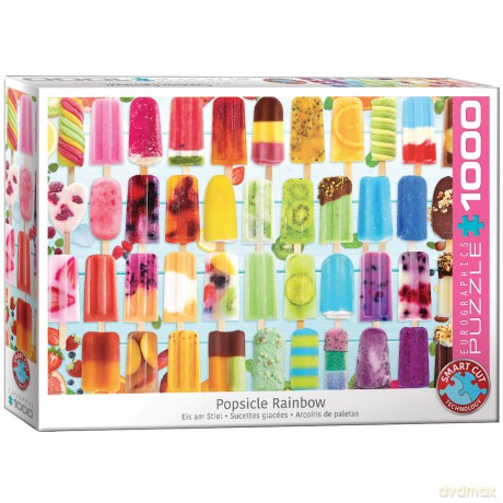 EUROGRAPHICS 1000 el. Tęczowe lody na patyku 6000-5622 [PUZZLE]