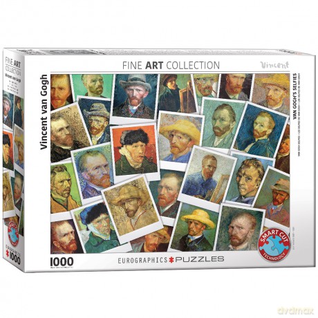 EUROGRAPHICS 1000 el. Van Gogh Selfiies 6000-5308 [PUZZLE]