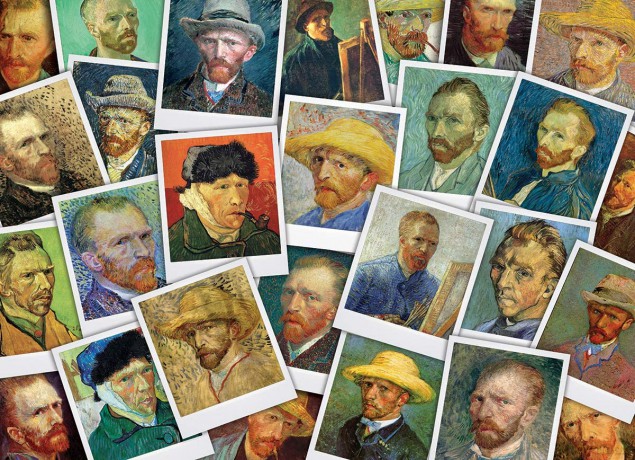 EUROGRAPHICS 1000 el. Van Gogh Selfiies 6000-5308 [PUZZLE]